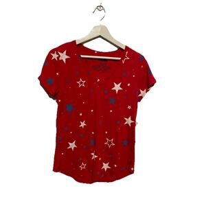 NWT Red Star Fourth of July Celebration T-Shirt Women's‎ Small